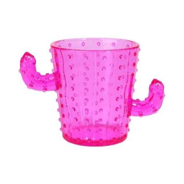 Imagem de Copos De Tequila De Plástico Em Forma De Cacto Verde Para Decoração De
