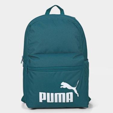 Imagem de Mochila Puma Phase BackPack, Verde, Branco, Único