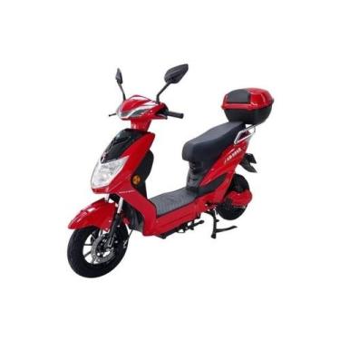 Imagem de Bicicleta Elétrica Vermelha Minasol Bivolt 1000W de potência, 48V, Car