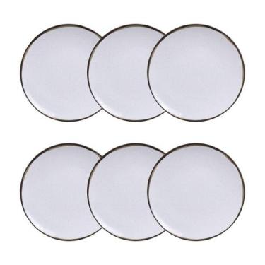 Imagem de Conjunto 6 Pratos Sobremesa 19cm Canyon Porcelana Tramontina
