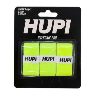 Imagem de Overgrip HUPI Pro Amarelo Pack 03 Unidades, Amarelo