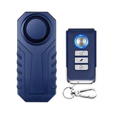 Imagem de Alarme De Moto Com Controle Remoto Sem Fio 113dB, Sensor De Vibração À