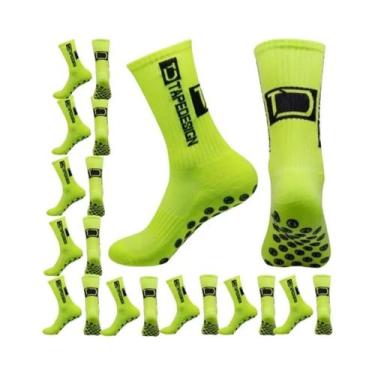 Imagem de Meias Esportivas Masculinas E Femininas Antiderrapantes Até a Panturri