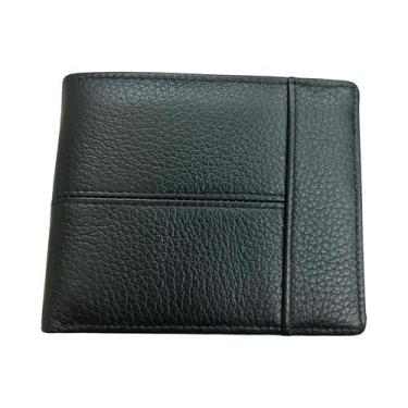 Imagem de Carteira Masculina De Couro Genuíno RFID WESTAL Com Porta-Moedas E Por