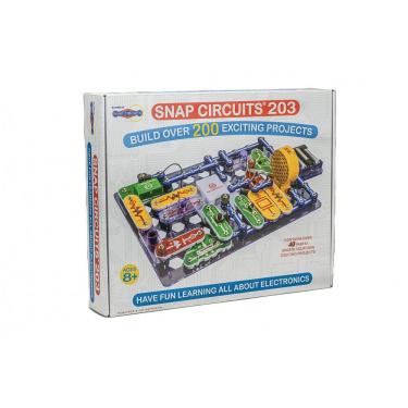 Imagem de Snap Circuits 203 – Kit Educacional de Eletrônica com Mais de 200 Projetos para Criança...