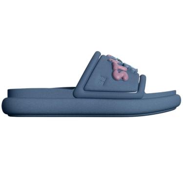 Imagem de Chinelo Slide Melissa Free Puff Slide + Disney Stich Azul-Feminino
