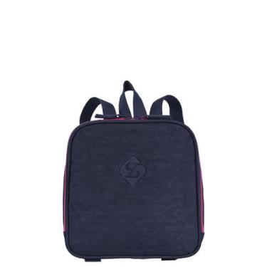 Imagem de Lancheira Grande Sestini Lunch Crinkle - Azul Neon, Azul