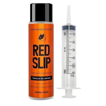 Imagem de Gel Lubrificante Semen Lube Cum Lub Red Slip Extra Thick 300ml Neutro 