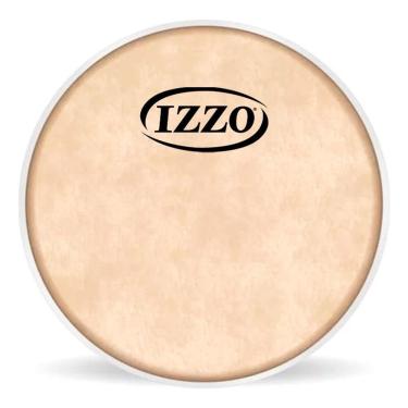 Imagem de Pele Animal Para Percussão 12 Pol Couro Caprino C/Aro Izzo 7015