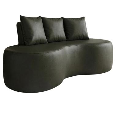 Imagem de Sofa 2 Lugares Organico Ibiza 160 cm Corino Vazzano