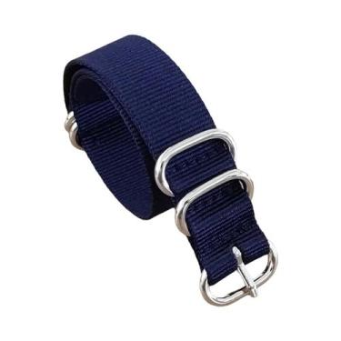 Imagem de Pulseira De Relógio De Aço Inoxidável E Nylon De 18mm, 20mm, 22mm, 24m