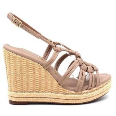 Imagem de Sandália Vizzano Anabela Tramado Tiras Feminina 62835065-Feminino