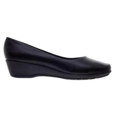 Imagem de Sapato Anabela Feminino Piccadilly 143133 Preto-Feminino