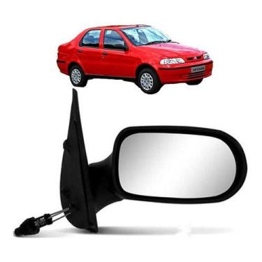 Imagem de Retrovisor Siena Palio Fire 2001 2002 2003 com Controle 4Portas LD - P
