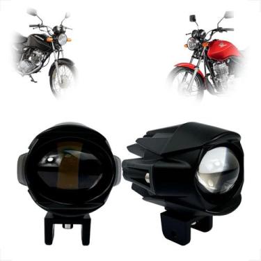 Imagem de Kit Farol Milha F12 Honda CG 125 Fan 2005 2006 2007 2008 2009 2010 201