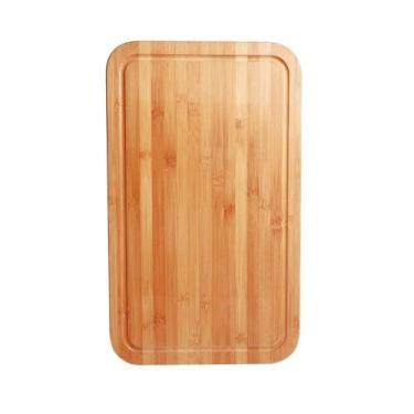 Imagem de Tabua De Carne Madeira Bambu Churrasco Grande 50x30cm - Mor