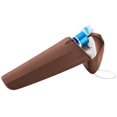 Imagem de Estojo Porta Pasta e Escova de Dente Portátil Tampa Compartimento 2 em