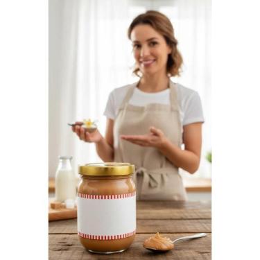 Imagem de 2x Doce Leite Cremoso Zero Açúcar 210g Sabor Autêntico - Congratulatio