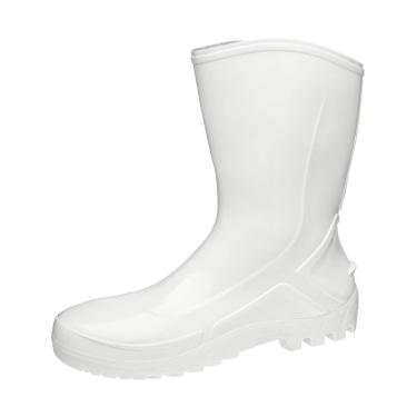 Imagem de Bota PVC Vulcaflex Branca Cano Médio 27cm sem Meia 44