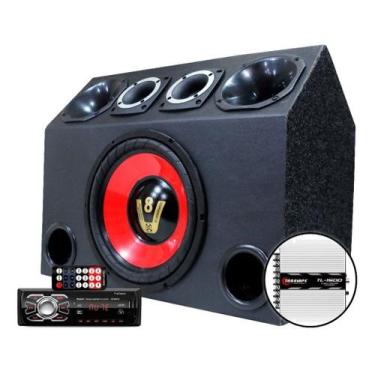 Imagem de Caixa Trio Som Falante 12 Radio Bluetooth Usb Modulo Taramps - OESTESO
