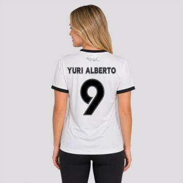 Imagem de Camisa Corinthians Lumina Feminina Branca 9 Yuri Alberto, M