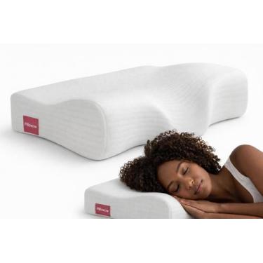 Imagem de Travesseiro Cervical Ortopédico Espuma Viscoelástica Best Pillow Confo