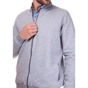 Imagem de Jaqueta Moletom Malwee 1000006666 Masculina Flanelada Algodão. T. P/XG