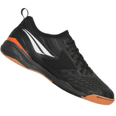 Imagem de Chuteira Futsal Penalty Max 1000 Locker Ecoknit, Preto, Vermelho, 44