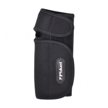 Imagem de Munhequeira poker com tala neoprene 2 lados 0644600u, UNICO, Preto