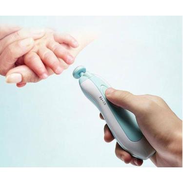 Imagem de Aparador De Unha Elétrica Bebe Lixa Cortador Unha Lixador Elétrico Maq