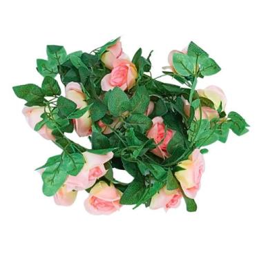 Imagem de Flores Artificiais De Plástico Decorativa Corrente De Rosas - Castela 