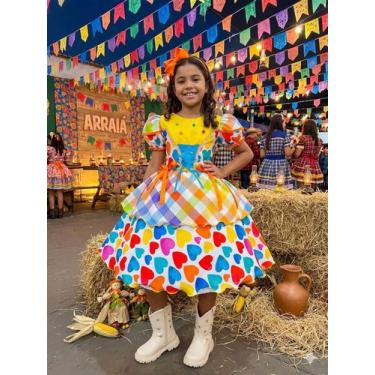 Imagem de Vestido Marie Junino Luxo Quermesse Doce do Arraia - Genrica, Efervesc