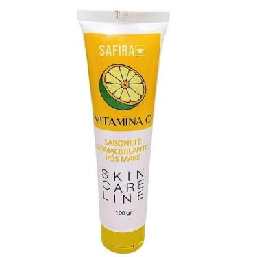 Imagem de Sabonete demaquilante pós make vitamina c safira - 01un