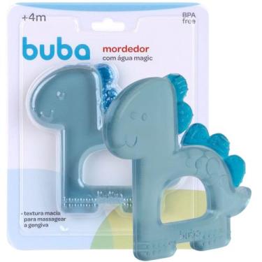 Imagem de Mordedor De Água Magic Dino Textura Macia Verde 22674 Buba