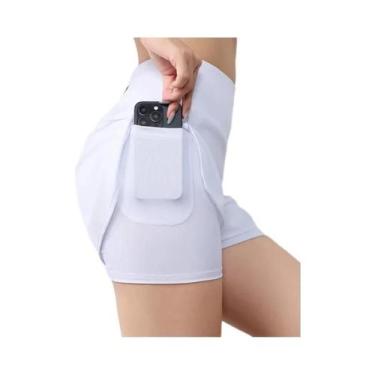 Imagem de Shorts De Corrida Femininos De Secagem Rápida Com Cintura Elástica E B