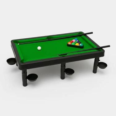 Imagem de Mesa de Bilhar Brinquedo Infantil Portátil com Acessórios - DDG TOYS