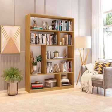 Imagem de Estante de Livros 120CMX180CM 5 Prateleiras Seattle Yescasa Marrom/Fre