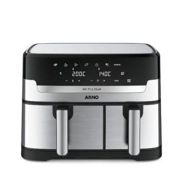 Imagem de Fritadeira sem Óleo Airfryer Arno Dual 8,3L Preto e Inox Digital 1800W