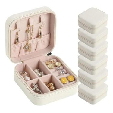 Imagem de Kit 5 Mini Porta Jóias Viagem Pequeno Lembrancinha Atacado - Nehc, Bra