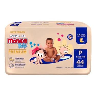 Imagem de Fralda Turma Da Mônica Baby Premium Econômica P - 44 Unid Gê
