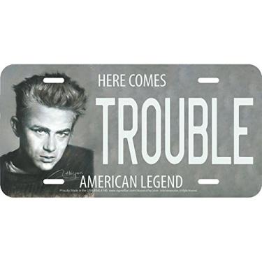 Imagem de Signs 4 Fun S4L4146 Problemas - James Dean, placa de licença