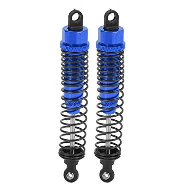 Imagem de Amortecedor de metal RC, amortecedor RC de 108 mm fácil de instalar para TRAXXAS SLASH 2WD(azul)