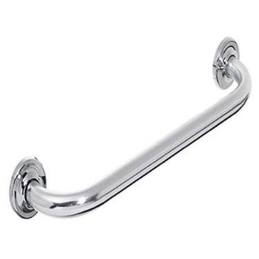 Imagem de Alça de Apoio Banheiro Inox 50cm Cadeirante Barra Idoso Deficiente Acessibilidade