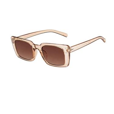 Imagem de Fashion Luxury Women's Sunglasses Square Classic Outdoor Driving Glasses Retro Rectangular Sun glasses Summer,Light brown brown,china