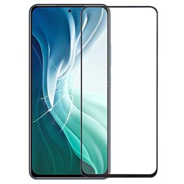 Imagem de HONGYAN Peças de substituição de telefone celular Lente de vidro externo da tela frontal com OCA opticamente claro adesivo para xiaomi mi 11i Acessórios telefônicos