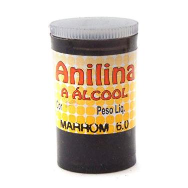 Imagem de Anilina a Álcool Glitter em Frasco de 4 gr à 6 gr Marrom