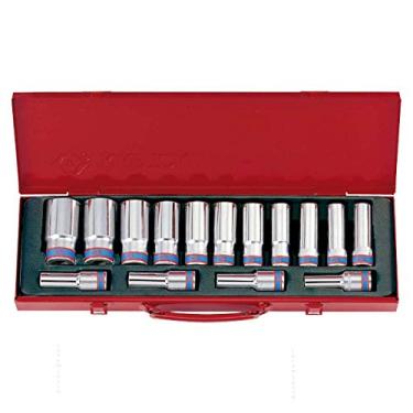 Imagem de KingTony BR Jogo Soquete Sextavado Longo Com 15Pcs-1/2 4315Mr