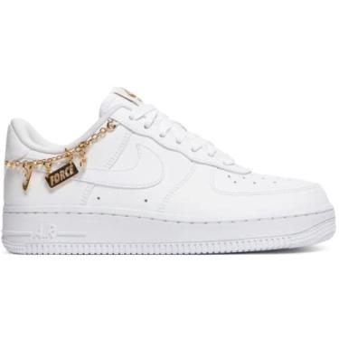 Imagem de Nike Calçados de Basquete Femininos, Branco/Ouro, 11