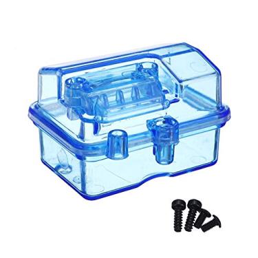 Imagem de LAFEINA Receptor de plástico à prova d'água caixa de recepção para carro modelo RC 1/10 Huanqi727 / Acessório de controle remoto Slash