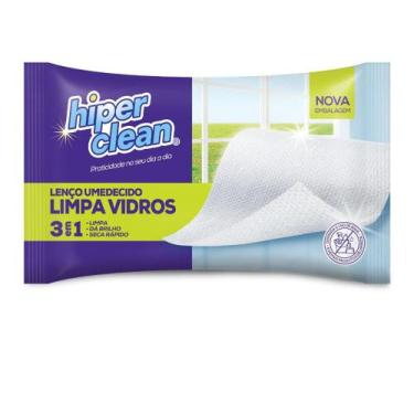 Imagem de Panos Umedecidos Limpa Vidros Hiper Clean - Hiperclean